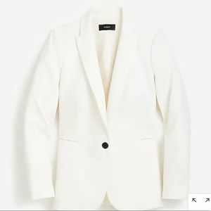 J Crew Parker bi-stretch Blazer Ivory NWT